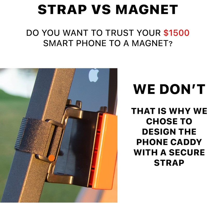 DESERT FOX GOLF - Phone Caddy - Red