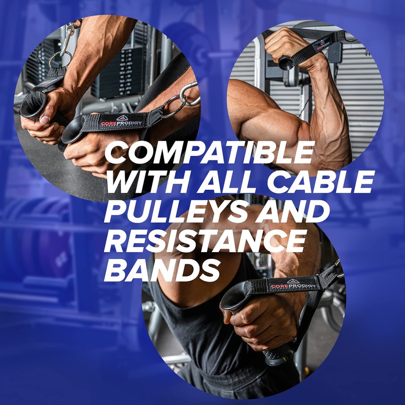 Core Prodigy Asas de ejercicio resistentes – Accesorios de agarre