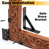 1 Sets Anti-Sag Gate Kit, Heavy Duty No Sag Gate