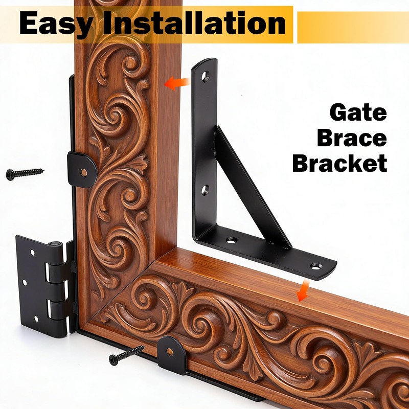 1 Sets Anti-Sag Gate Kit, Heavy Duty No Sag Gate