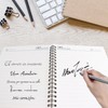 ABCDPP 4 Packs Spiral Notepad A5, A5 Notebook, 100 Pages/50