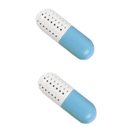 FOMIYES 2pcs Shoes Capsules Deodorizing Agent Blue Moisture Absorber Home Dehumidifier for Shoe Cabinets and Design for Odor Elimination