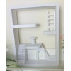 Smiski White Smiski House Display | Mini Figure Shelf Stand
