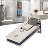 90 Degree Bathroom Door Clip Stainless Steel DoubleSided Shower Glass