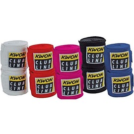 Club Line Elastic Handwraps in 5 Colours blue