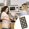 ArtisaEura Boho Neutral Checkered Kitchen Towels, Beige and Black Checkered
