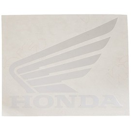Factory Effex 04-2692 White 'Honda Wing' Die-Cut Dealer Sticker, (Pack of 3)