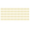 100pcs Shaped Paper Clips Flower Shape Metal Portable Office Clips