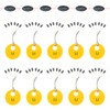 Realure 60 Pcs Fishing Float Stops, 6 in 1 Rubber