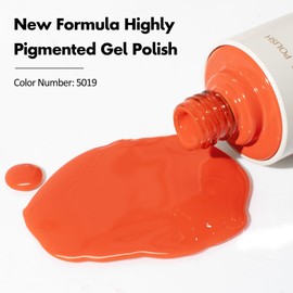 VENALISA Orange Gel Nail Polish 1 Pcs 10ML Soak Off UV Gel Salon Manicure DIY at Home Nail Art For Girls Women