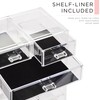 Sorbus Acrylic Makeup Organizer Set, 6-Drawer Vanity & Countertop Cosmetic
