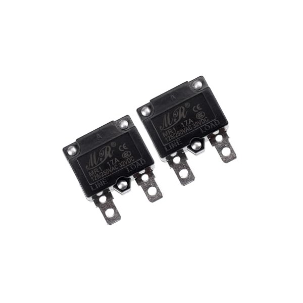 RKURCK RKURCK 17 Amps Thermal Circuit Breakers 125/250VAC 32VDC Automatic
