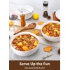 Yedio Pasta Serving Bowls 120 Ounce 9.7” Large Serving Bowls,