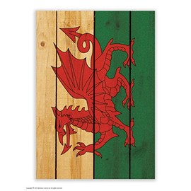 Wales Flag Postcard