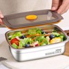 Stainless Steel Food Storage Containers, Home Freezer Snack Pack Containers,