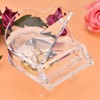 Grand Piano Shaped Windup Transprent Acrylic Music Box Birthday Present