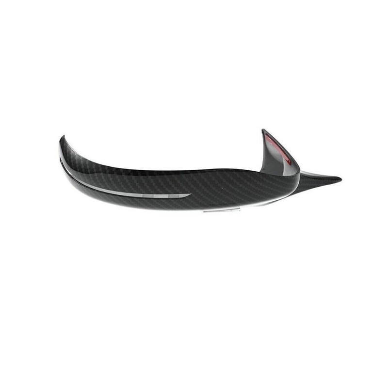 Carbon Fiber Rearview Side Mirror Cover Cap Housing Ox Horn