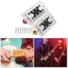 Pickup Guitar Bass Parts Lightweight Musical Instrument Accessories Silver 12K‑Resistance(Silver