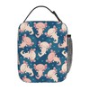 Yilad Axolotl Lunch Box Insulated Reusable Lunch Bag Cooler Bag