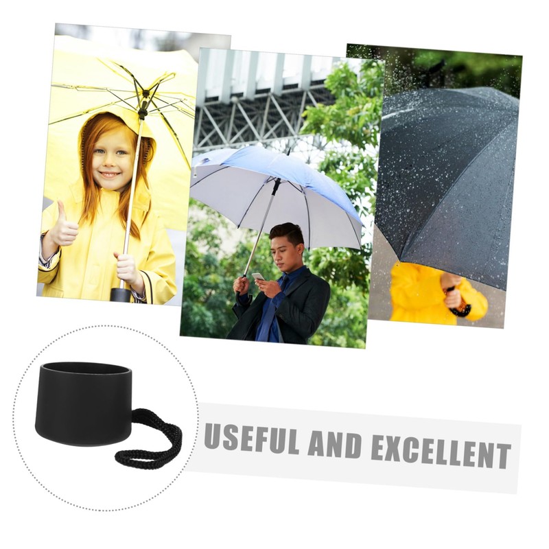 LEDMOMO Folding Umbrella Compact Plastic Handle Replacement, Anti-Slip Material, Comfortable