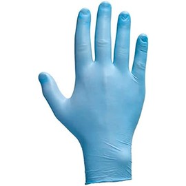 Traffi Sustain TD01 Blue Nitrile Biodegradable Pack of 100 Gloves Large