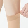 Gunze SBS515 Women's Short Stockings, Sabrina, 3 Pairs Set, Natural,