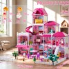 JUKUDAHU 4-Story Villa Playset for Girls Ages 3-8 - 11