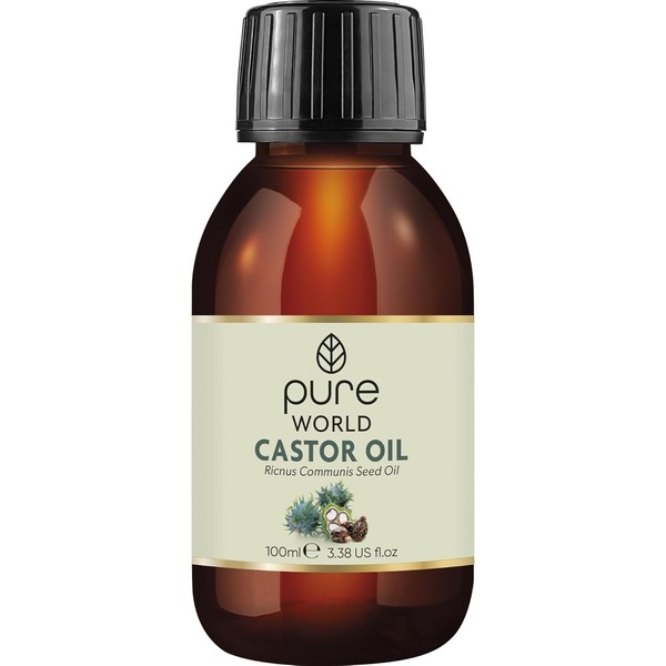 Pure World Natural Castor Oil 100ML Cold, & Freshly Pressed