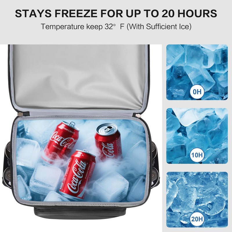 Hulongo Large 52cans Waterproof Insulated Cooler Backpack for Men &