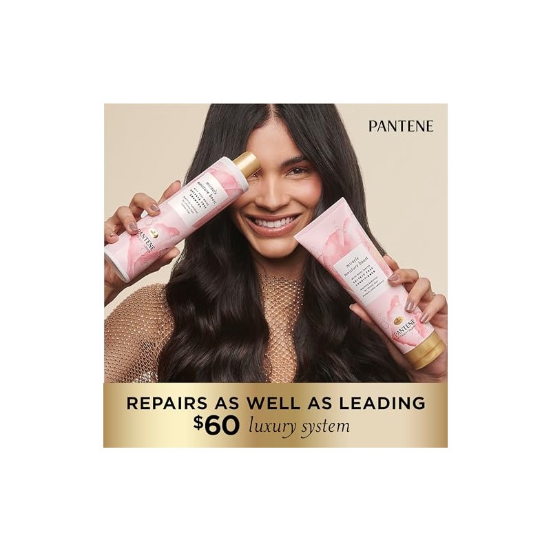 Pantene Acondicionador De Agua De Rosas Miracle Moisture Boost De