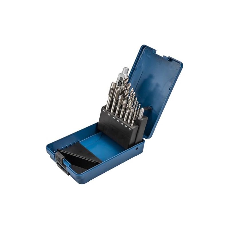 Harlingen 1011-0030 15 Piece High Speed Steel M3-M12 Tap &