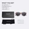 ZENOTTIC Sunglasses Polarised Round Retro Classic UV 400 Protection Vintage