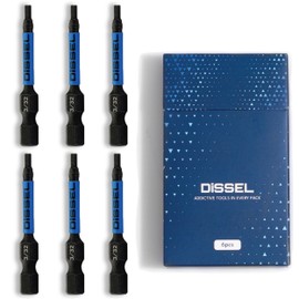 DiSSEL 3/32 Hex Bit Set - SAE Magnetic 3/32 Allen Wrench, Durable S2 Steel Hex Driver for Bike, Furniture & RC Repairs (6pc). Impact Grade Allen Bits Designed for Precision and Durability.
