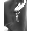 Akusetia Simple Spring Type Ring, Earrings, Single Ear, Chain Dagger,