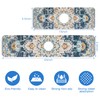 Oriental Blue Turkish Carpet Pattern Sink Faucet Absorbing Mat Sink