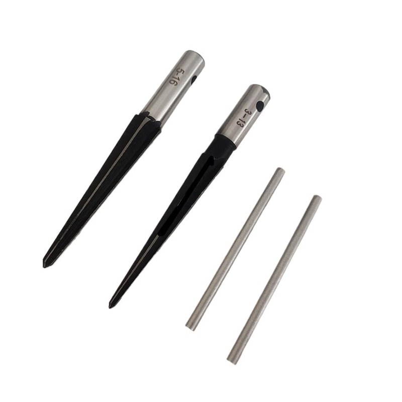 T Handle Tapered Reamer Set, 1/8"-1/2" & 3/16"-5/8" Straight Flute