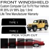 TintPro Nano Carbon Window Tint fits Jeep Wrangler JK 2011-2017