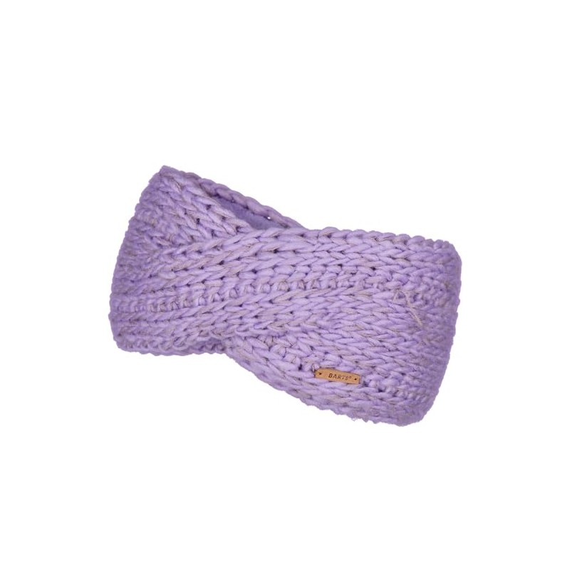Barts Womens Jasmin Hand Knitted Fleece Lined Headband - Lilac