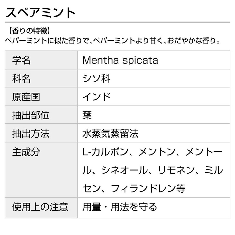 spearmint 5ml incent essential oil essential oil