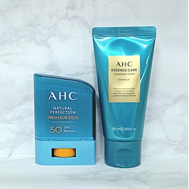 AHC Natural Perfection Fresh Sun Stick + Cleansing Foam Set / AHC 내추럴 퍼펙션 프레쉬 선스틱 + 클렌징폼 세트