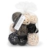 ANDALUCA Decorative Balls Bag Bowl Filler Home Decor (Black &