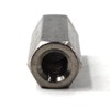 M4x7x15 Long Hex Coupling Nut 304 Stainless Steel Round Rod
