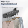 AZHZOLSK Clothes Drying Rack Laundry Space Saver Wall Mounted Retractable