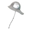 Satin-Lined, Waterproof Souwester Hat (Chrome)