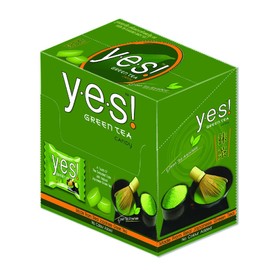 YES Green Tea Candy Made from Real Japanese Matcha, No Added Color, Premium Matcha Flavor, Convenient and Delicious Treat, (22 Counts, Pack of 1)
