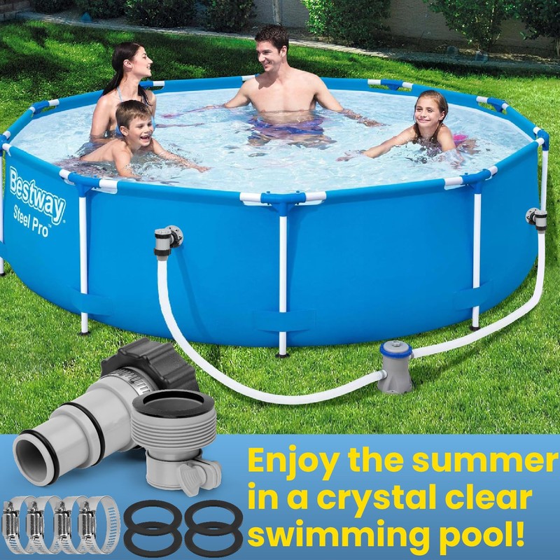 Pool Hose Adapter Type A/B for Intex, Pool Pump Hose