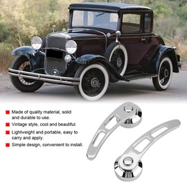 Yctze Car Door Handles, 2PCS 4 1/4" Car Auto Vintage Door Handle Set Car Accessory Replacement for Older for Billet Interior Door/Window Sets Window Crank Handle Classic car Door