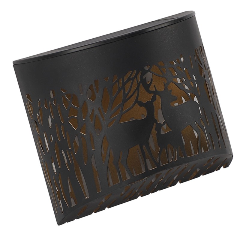 Outdoor Wall Light Solar Powered Wall Mounted Plastic and Iron