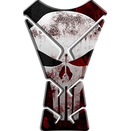 Aufkleber Paraserbatoio Tankpad Harz 3D-Effekt – Adesivi-Aufkleber 3D kompatibel mit The Punisher 1