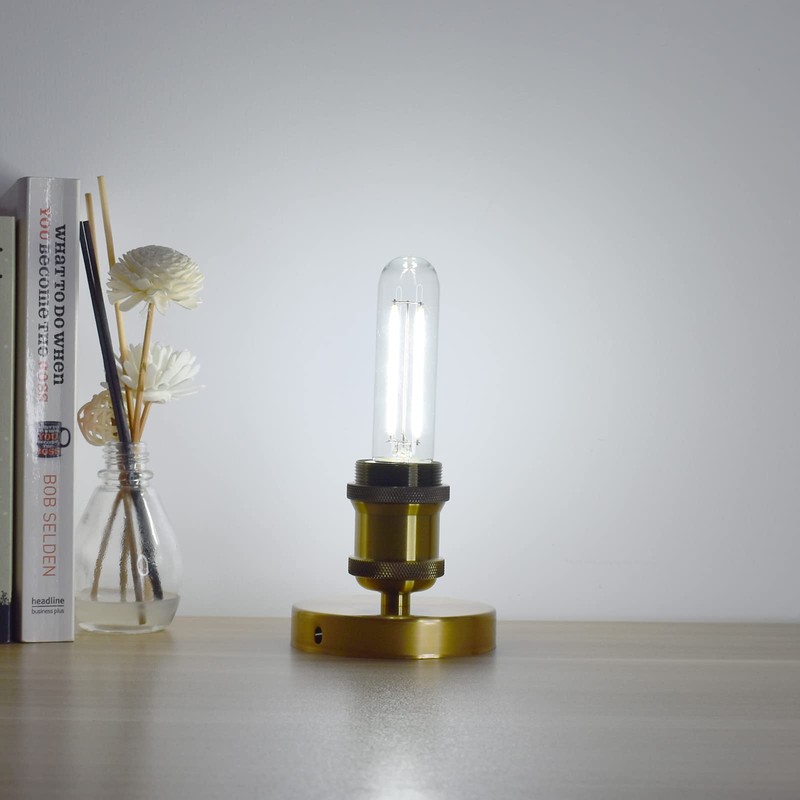 AIELIT Dimmable T10 LED Bulbs, 5000K Daylight T30 LED Tubular
